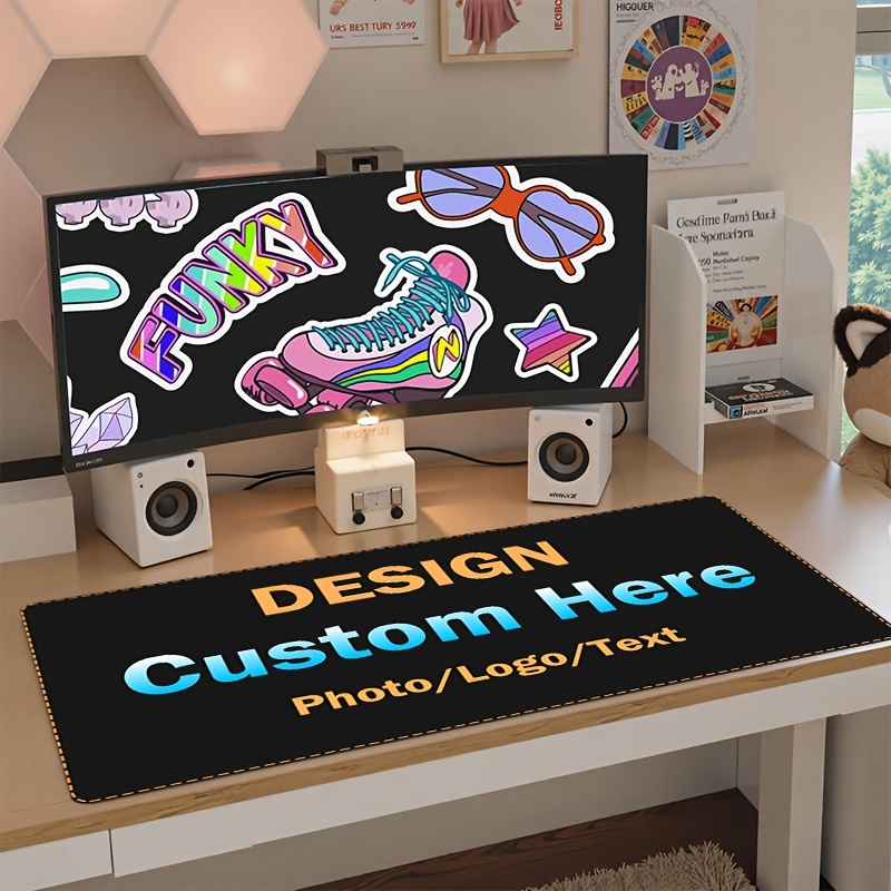 Home Office Logo - Custom Mouse Pad Personalized Your Design